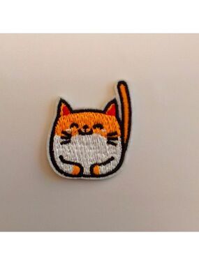 Cat Whimsy IRON ON Patch